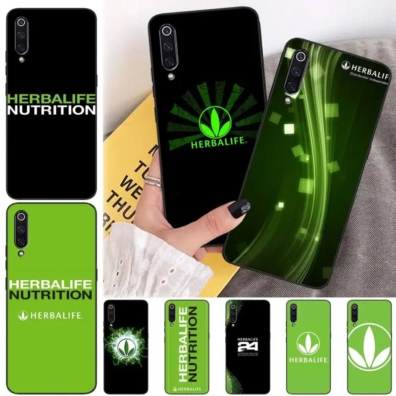 

Herbalife Colorful Cute Black TPU Soft Phone Case Cover for xiaomi mi 8 9 8SE 9SE 8Lite mix2 2S max2 3 Pocophone F1