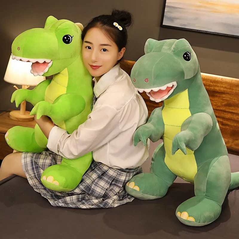 

1pc Funny Dinosaur Plush Toy Soft Stuffed Cartoon Animal Tyrannosaurus Rex Doll Party Decor Boy Kids Friends Christmas Gifts