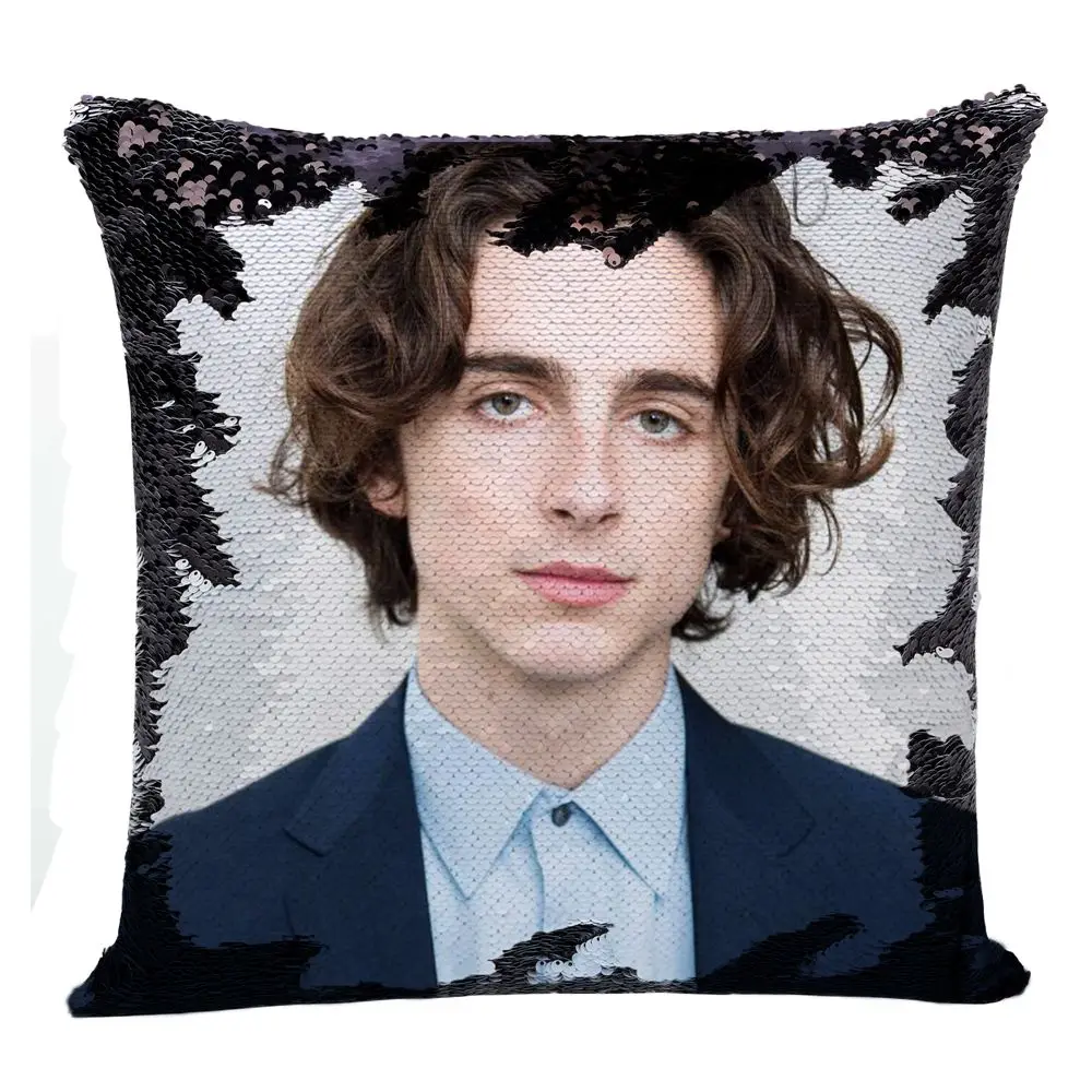 

Тимоте Chalamet Sexy, наволочки, покрывало, волшебные двусторонние блесток наволочка декоративные пледы наволочка забавная подушка