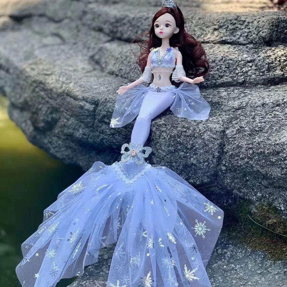 

30CM BJD Dolls 1/6 Colorful Mermaid Princess Replaceable Clothes DIY Dolls for Girls Gifts
