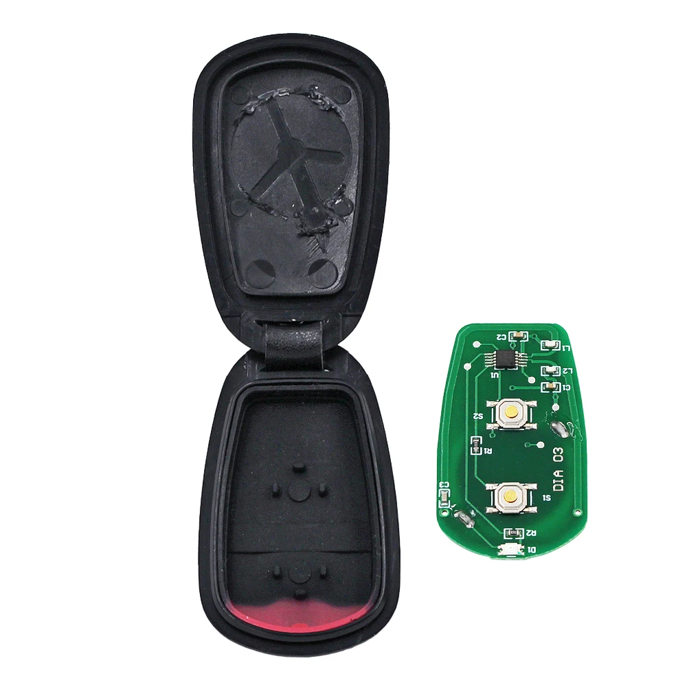 2 кнопки Новый Сменный дистанционный брелок 433 МГц полный смарт ключ для