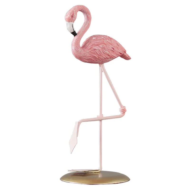 

Nordic Style Flamingo Figurine Home Decoration Fairy Garden Livingroom Office Wedding Party Ornament Home Decor Accessories