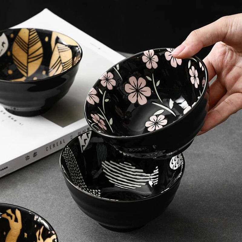 4 5 &quotяпонская керамическая миска с нитками высокого качества европейский дизайн