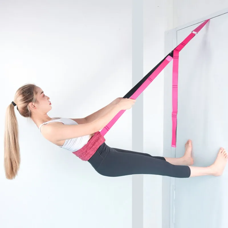 

Leg Stretcher Strap Yoga Gym Dance Ligament Stretch Belt Door Flexibility Stretcher Strap with Loops Split Training Waist Rope