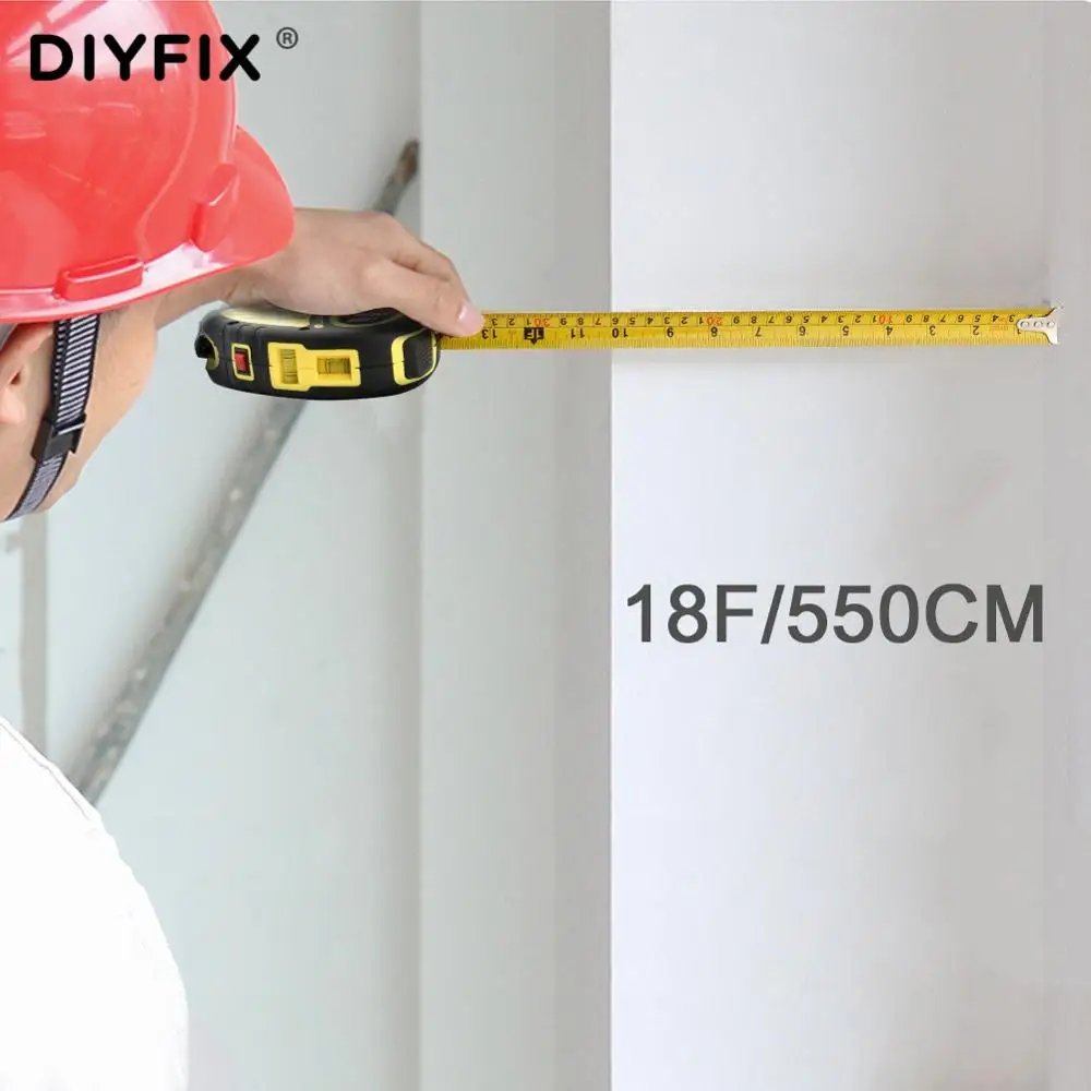 DIYFIX Лазерная Горизонтальная Вертикальная измерительная лента выравниватель