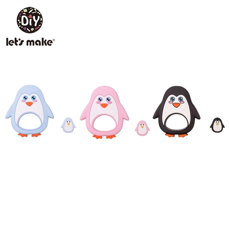 Let's Make 2 шт./компл. силиконовый Прорезыватель для зубов малышей игрушки Diy Аксессуары для колясок для соски с цепочкой, Еда Класс игрушки Детский Прорезыватель для зубов