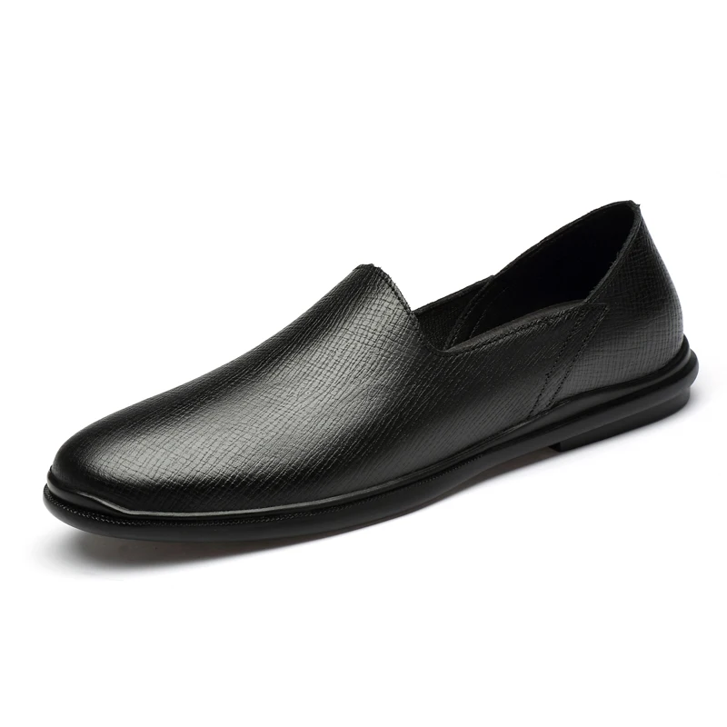 Мужские Водонепроницаемые мокасины из натуральной кожи мужские лоферы на