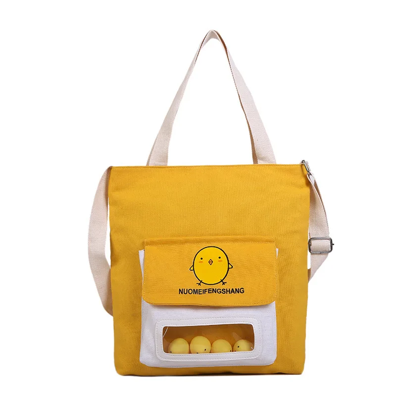 

Capacity Canvas Women Shoulder Bag Pocket Cotton Tote Shopper Bag Pure Color Eco Reusable Shopping Bag Handbag Cloth Messenger