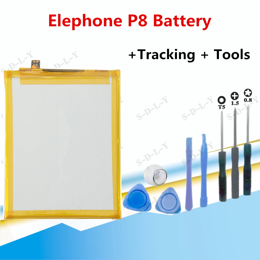 100% Оригинальный Elephone p8 3600 мАч аккумулятор Elephone-P8 смартфон Замена мобильных