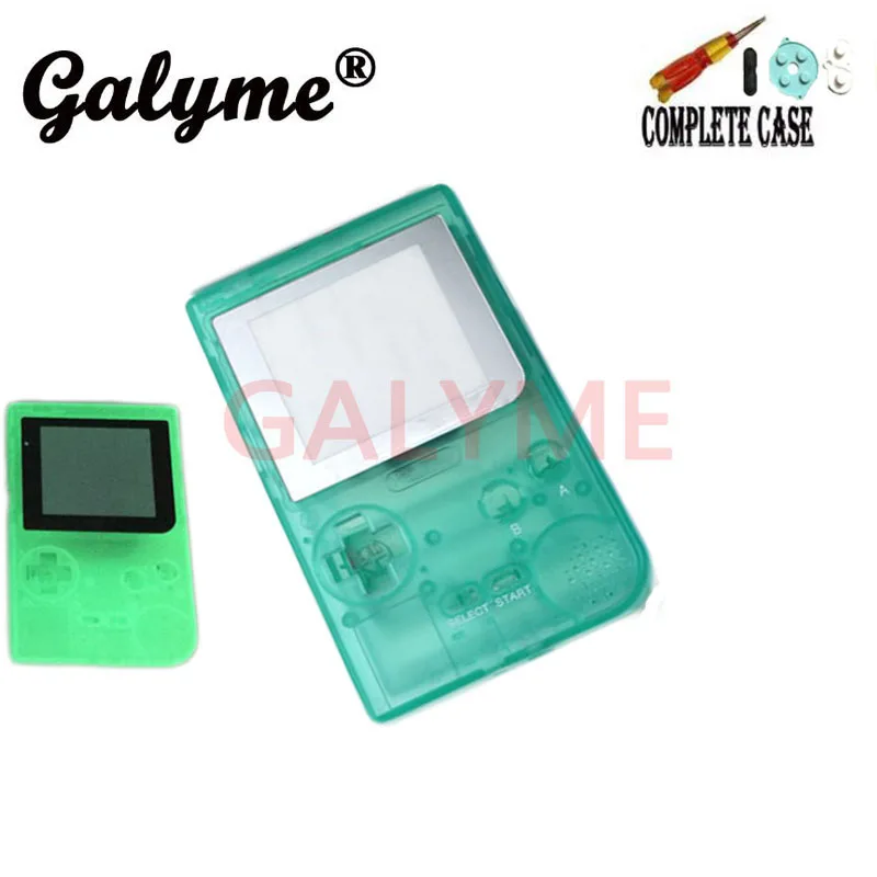 Светящаяся сборная зеленый цвет чехол Для Nintendo GBP игровой консоли оболочки Gameboy