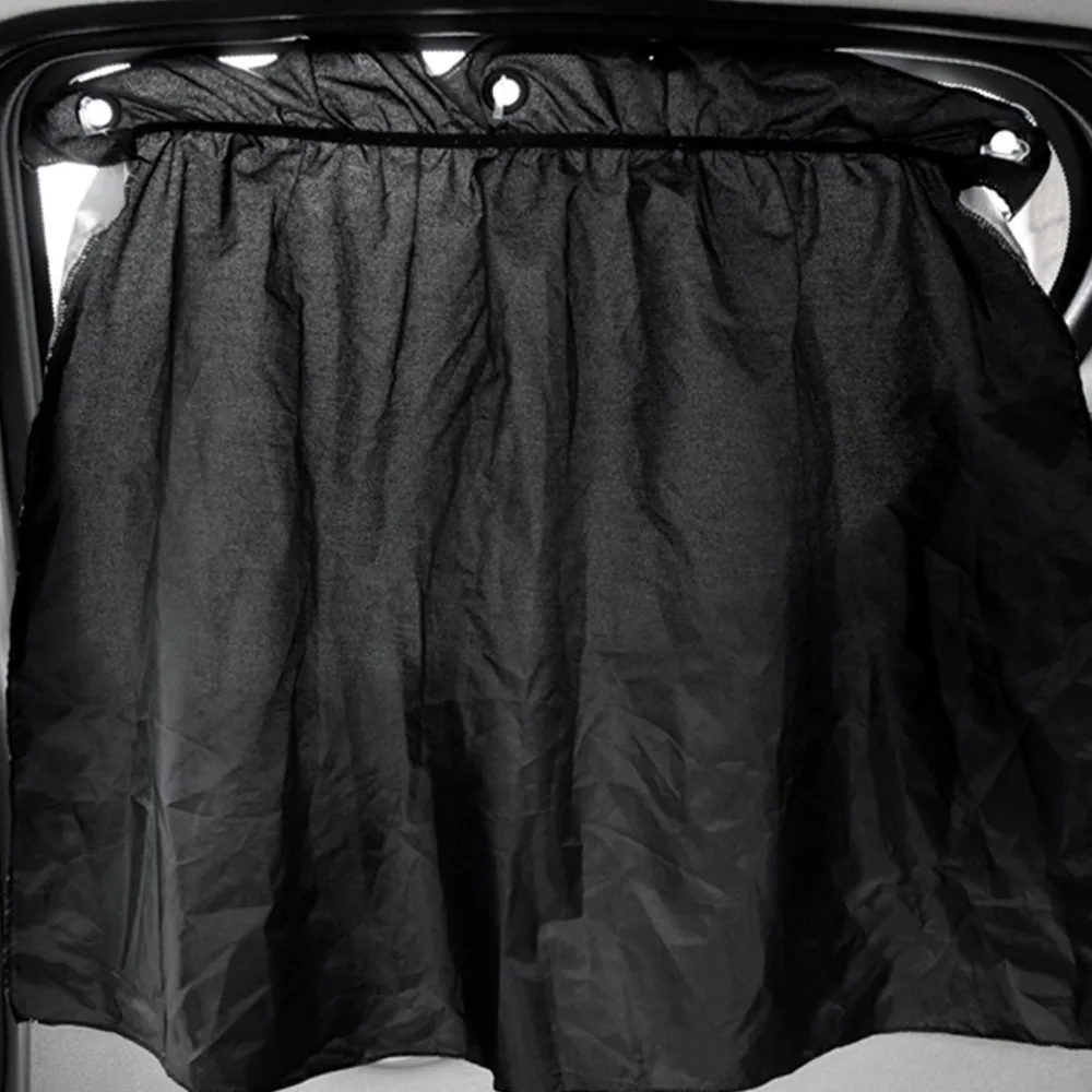 

2 Pcs/4Pcs Car Window Sun Shade UV Protection Side Sunshade Window Curtain + Suction Cups