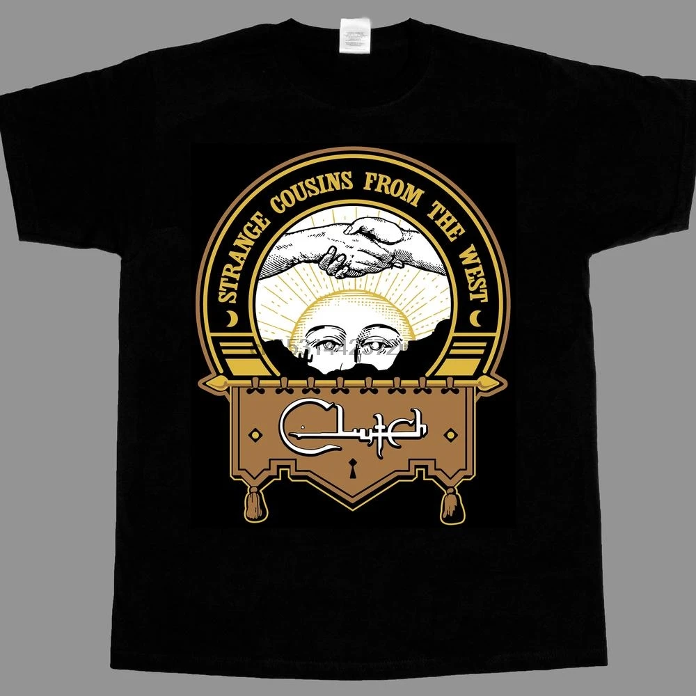 Новая Черная футболка с коротким рукавом и изображением странных Кузин из west