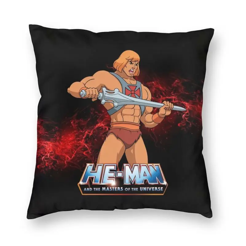 

Роскошная наволочка He-Man Masters Of The Universe, домашний декор, квадратная наволочка для подушки Eternia 45x45 см, наволочка для дивана