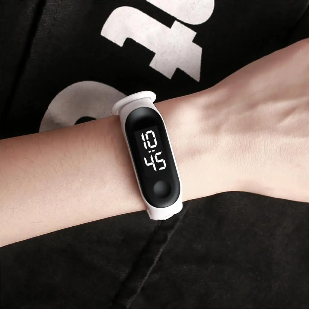

New Fashion & Casual Men Watch Square LED Silicone Watch 2020 For men Electronic Digital Watch Clock Digital relogio