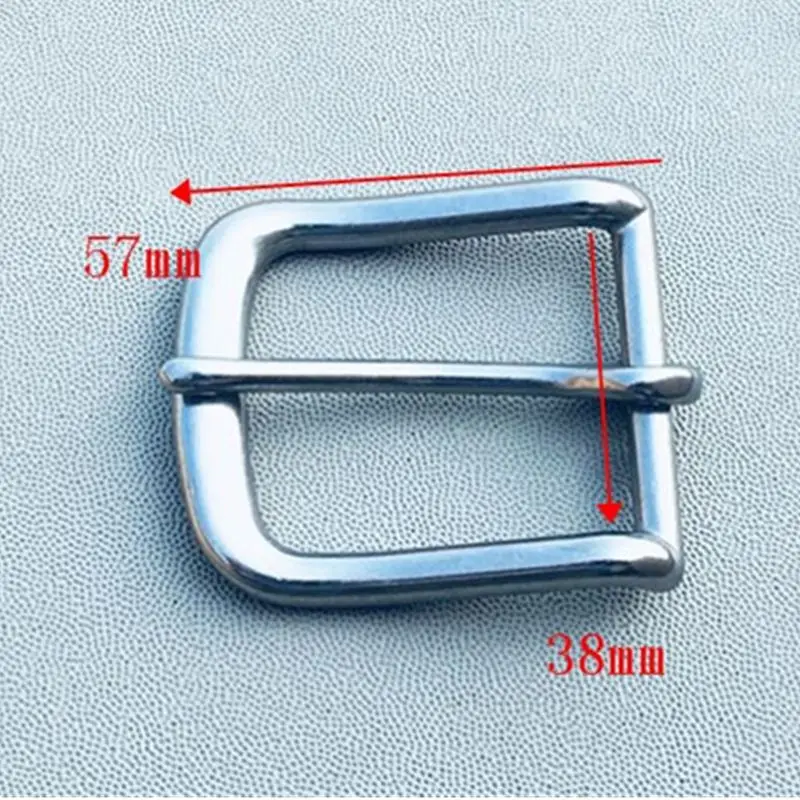 Нержавеющая сталь Пряжка для сумки одежды Холтер прочная металлическая пряжка 26 мм внутренняя ширина 10 штук в упаковке - Цвет: 38mm