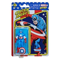 marvel legends action figure superhero series captain america joints movable 3 75 inches model and retro hanging card collection