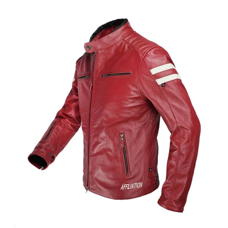 

Black Men 2020 Slim Fit Motorcycle Leather Jacket Stand Collar Large Size XXXL Genuine Cowhide Spring Biker's Coat FREE SHIPPING