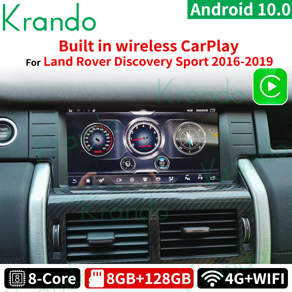 Автомагнитола Krando мультимедийный проигрыватель с Gps навигацией Android 9 0 8G 128G 11 5
