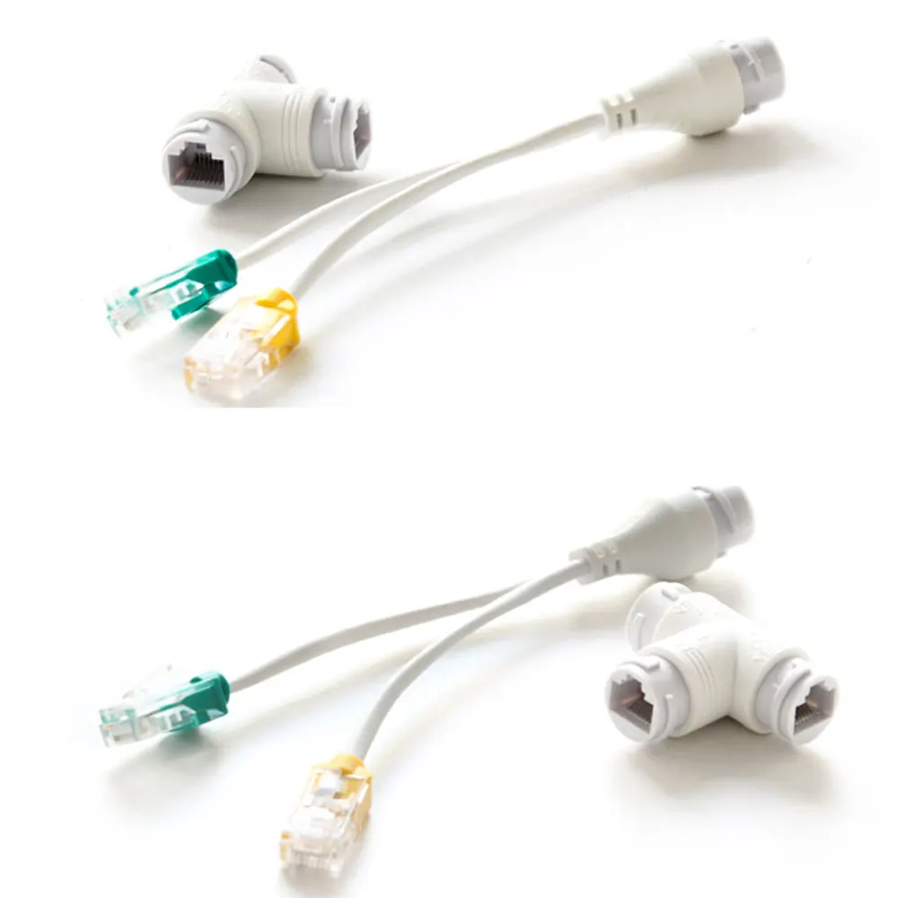 Разветвитель POE 10 шт. Раздельный сетевой кабель трехполосная головка RJ45