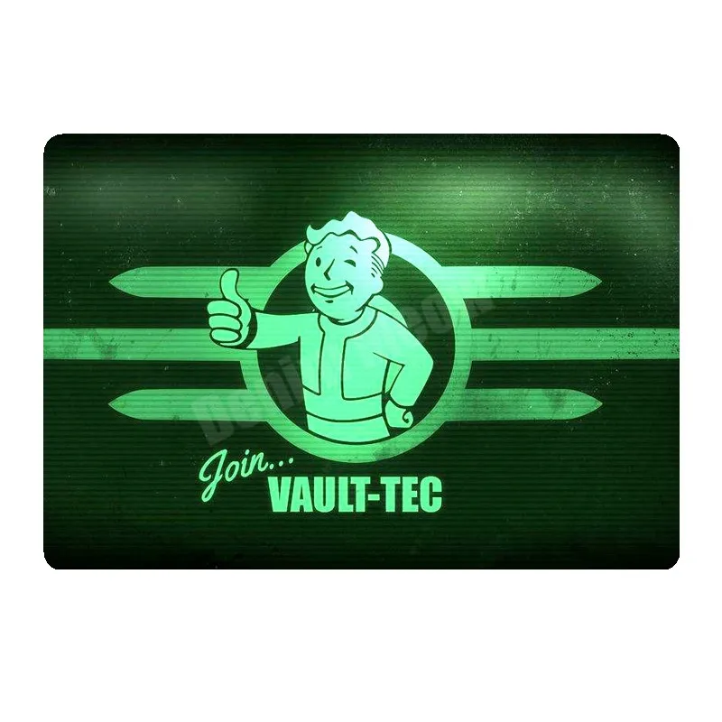 Декор для помещений декор клуба бара вечеринки знаки Fallout настенный