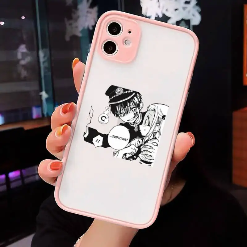 

Jamular Toilet Bound Hanako Kun anime Phone Cases matte transparent For iphone 7 8 11 12 plus mini x xs xr pro max cover