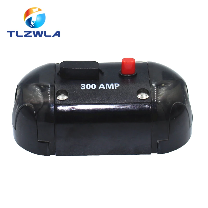 

100A 150A 200A 250A 12V Car Truck Audio Amplifier Circuit Breaker Fuse Holder AGU Style Stereo Amplifier Refit 4GA to 4GA Cable
