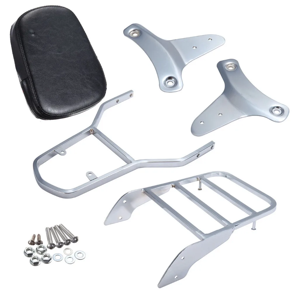 Хромированная Подставка под спинку мотоцикла для Honda Shadow ACE VT750 VT400 1997-2003 |