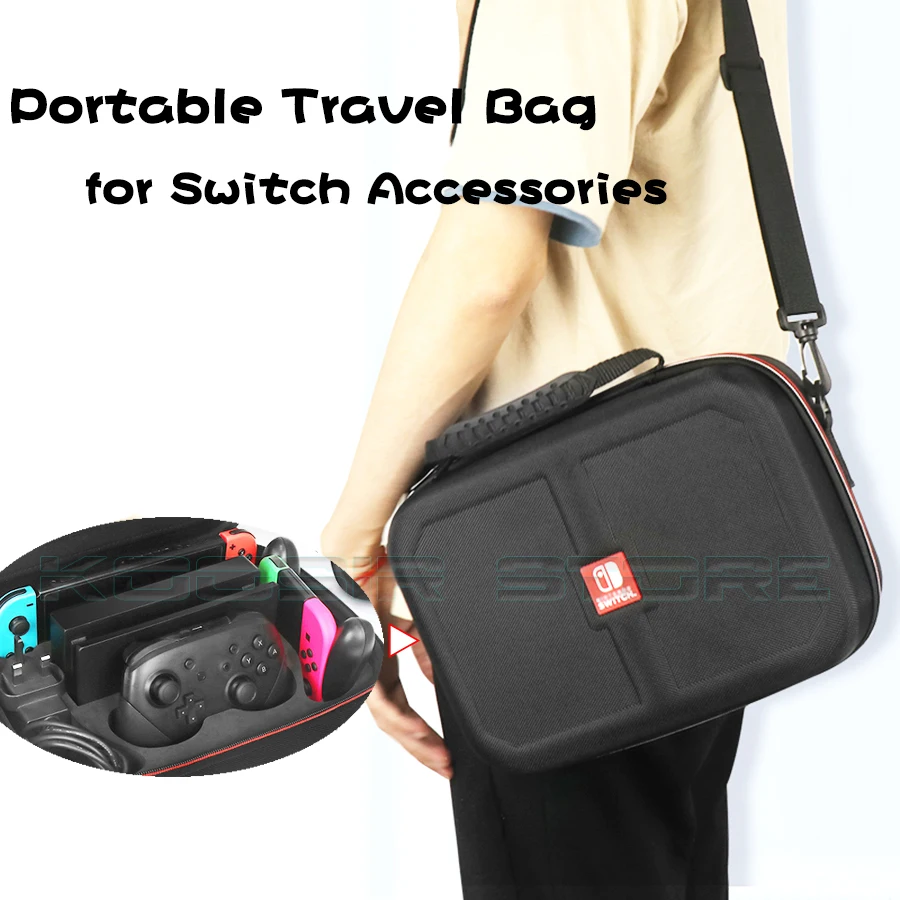 Набор аксессуаров для игр Nintendo Switch сумка хранения защитный мягкий чехол с ручкой