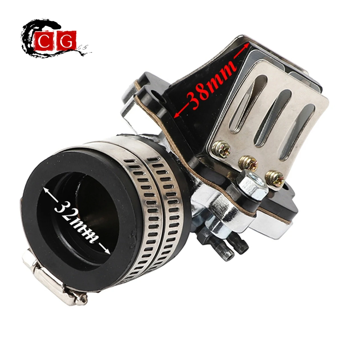 

Performance Intake Manifold with Reed Valve for 2 stroke scooters moped Minarelli JOG 50 90 3KJ 4DM 1E40QMB 1E50QMF cvk pwk pe