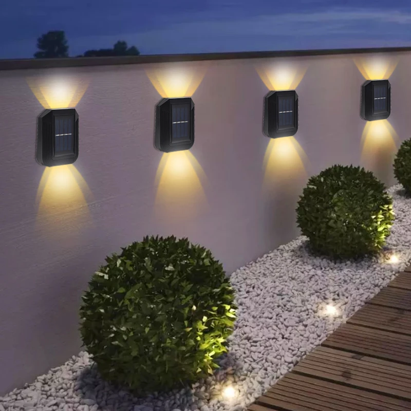 

Солнечный садовый настенный светильник, внешний фонарь, светящийся садовый светильник