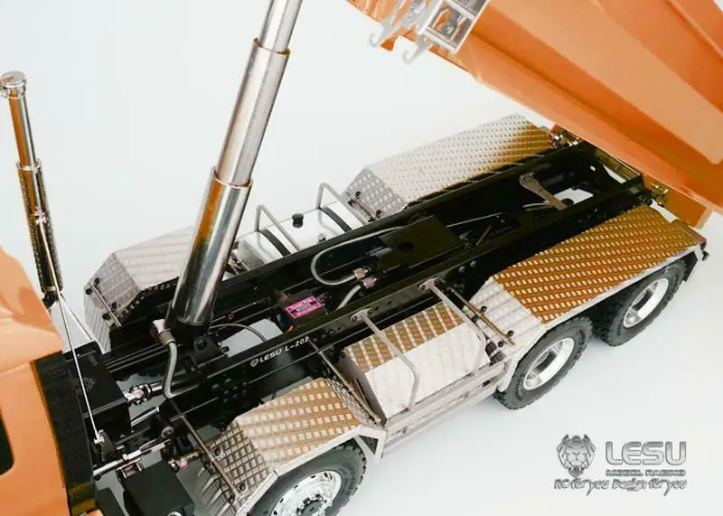 LESU 8*8 гидравлическая модель 1/14 весы RC грузовик мужская с радиоприемником звуком