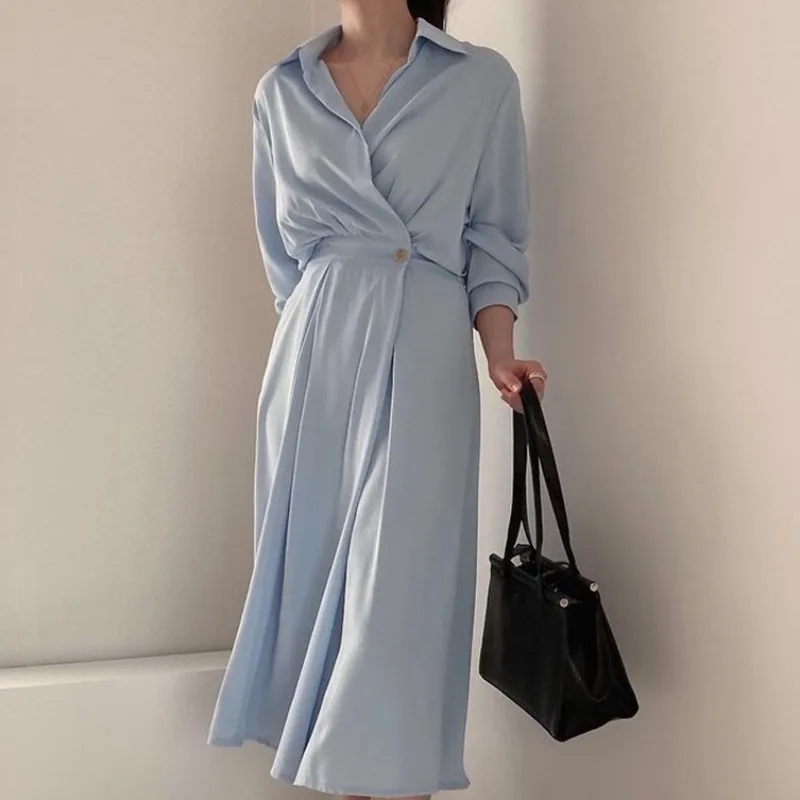 Платье 2021 Новинка весенний дизайн чувственная нишевая Талия облегающее