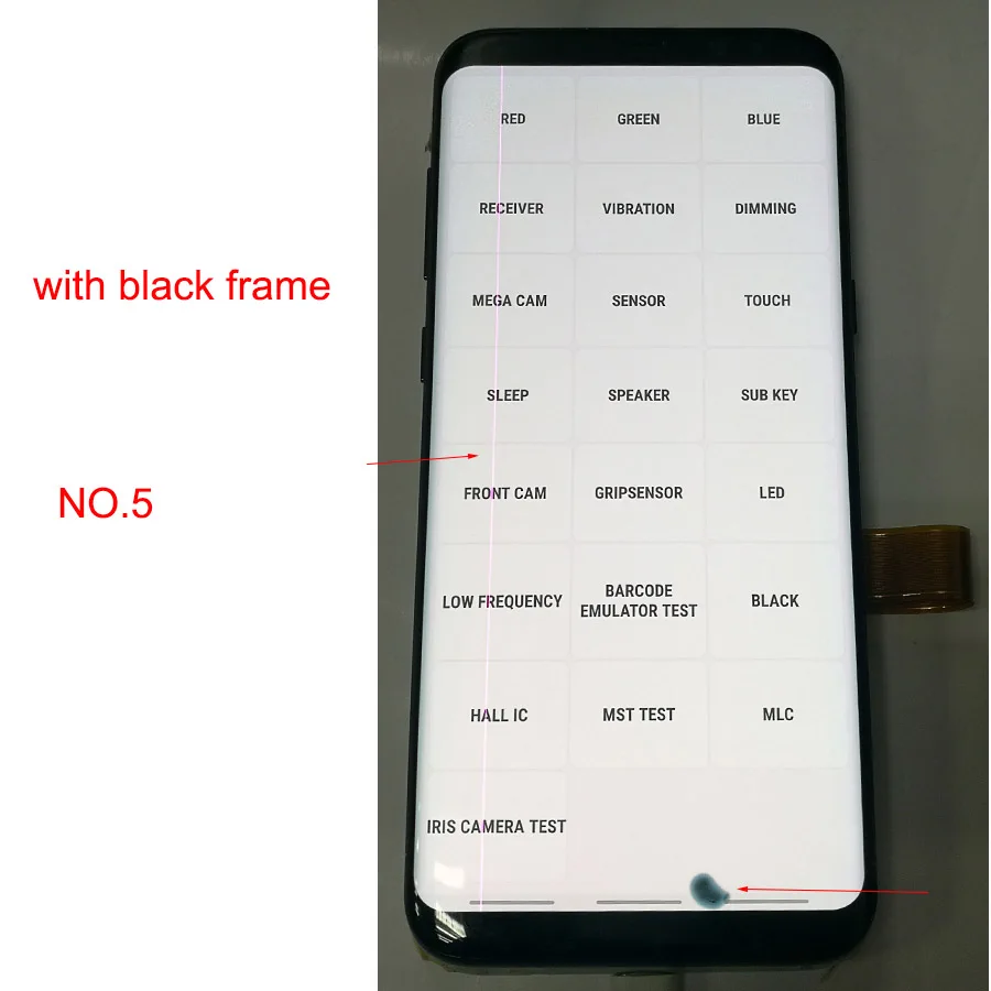 JPFix Super AMOLED Display For Samsung Galaxy S8 Plus G955FD LCD Touch Screen Assembly With Dot And Shadow