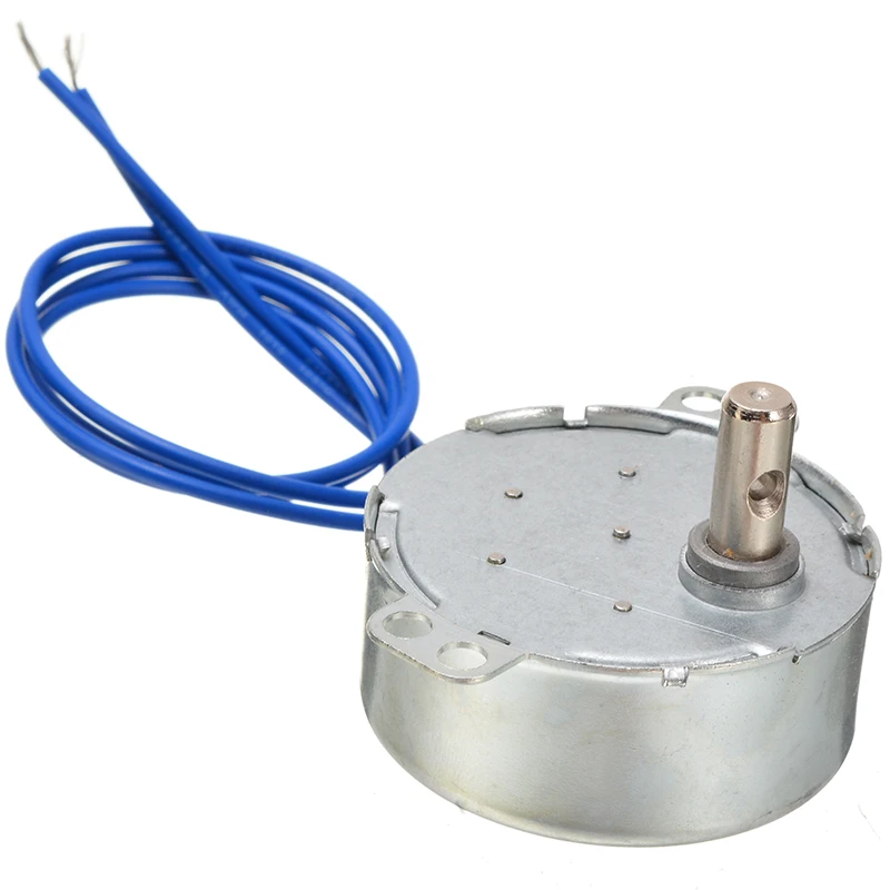1 шт. Проигрыватель Синхронный двигатель CCW/CW направление 4W 50/60Hz 2,5-3 оборотах переменного тока 100-127 в электродвигатели для вентилятор микроволновая печь Mayitr