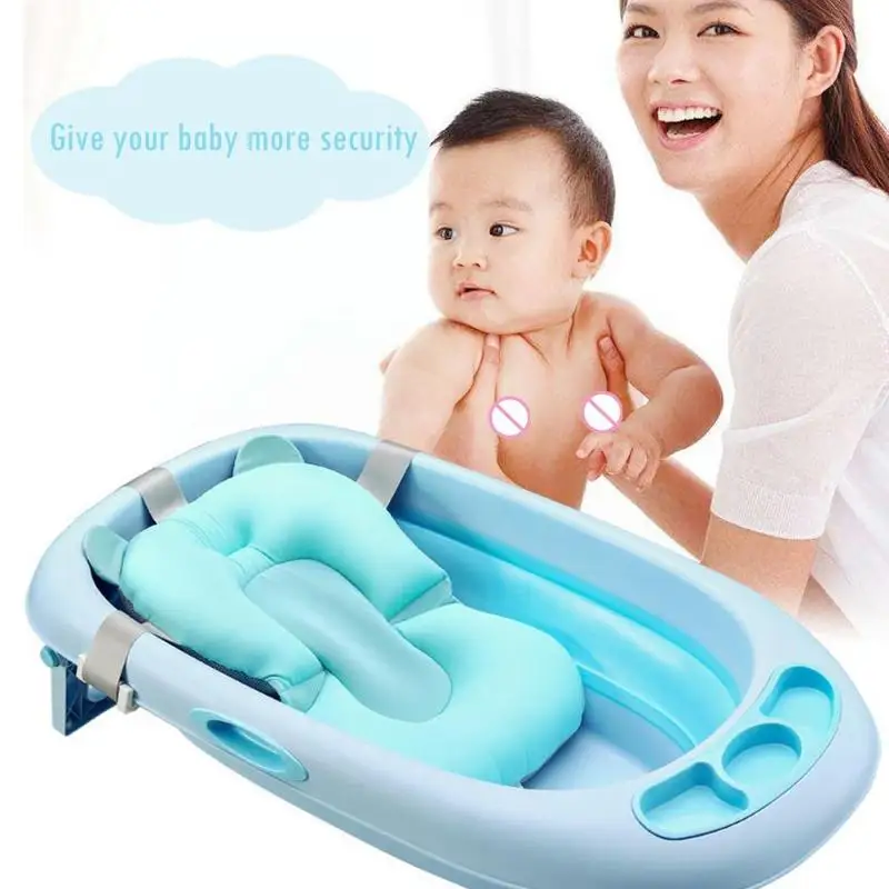 Портативная воздушная подушка для детского душа кровать младенцев Коврик ванны