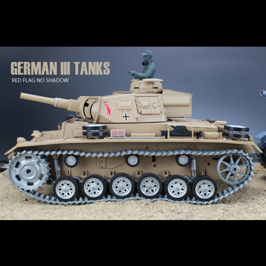 1:16 немецкий Tank H Танк 2 4G модель дистанционного управления Военный танк со