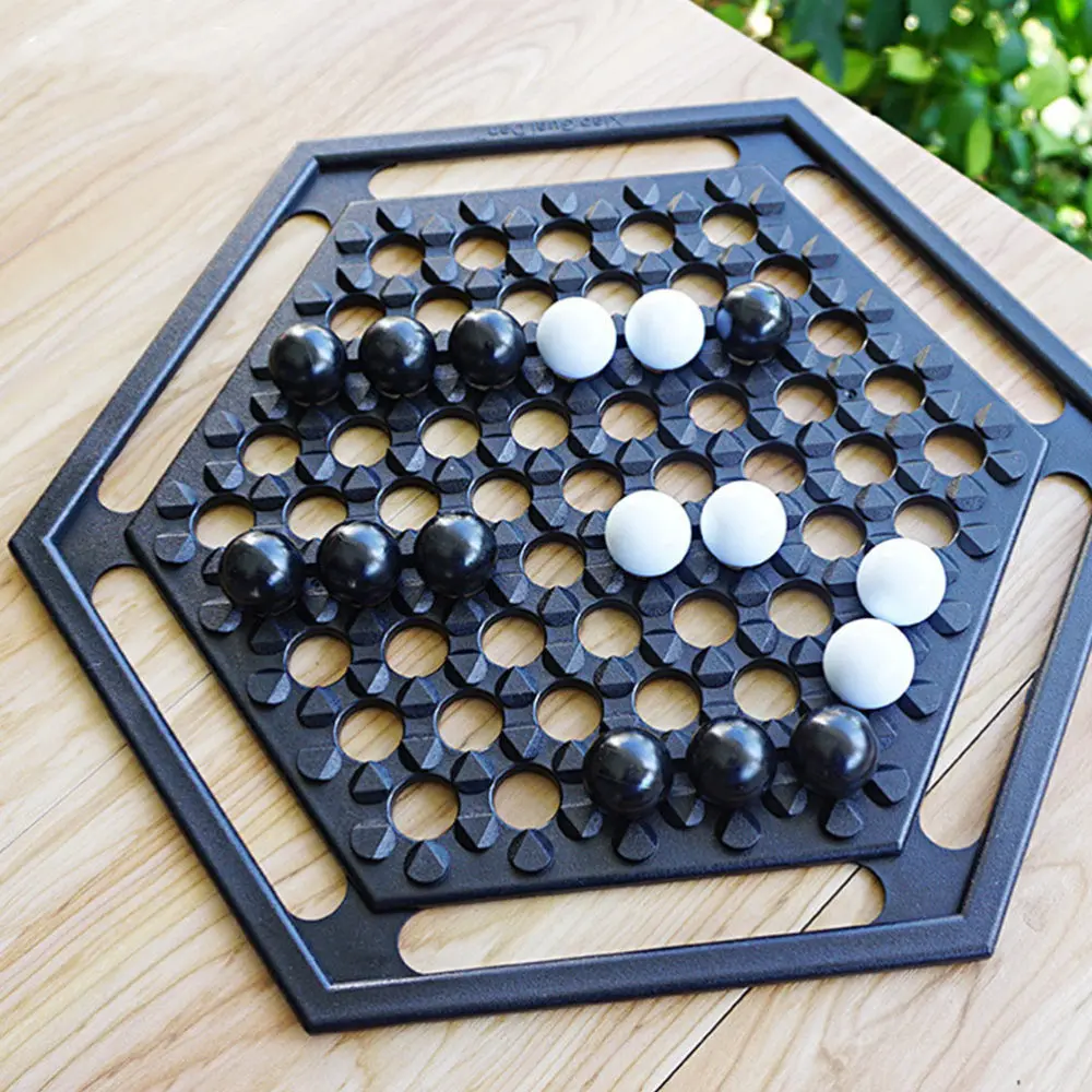 

1 Set Educational Push Chess Game Strategy Abalone Table Chess Games for Kid