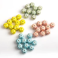 13 10pcs pumpkin shape plating ceramic beads pendant colorful porcelain bead for jewelry making part accessories my317
