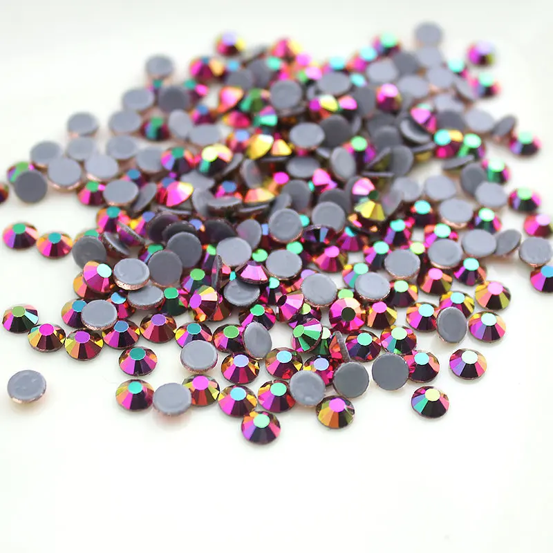 Стразы для ногтей кристалл AB горячая фиксация блестящее украшение алмазная