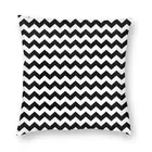 Черно-белые зигзаги Проекционные Чехлы для дивана домашние декоративные богемные Современные Геометрические Квадратные наволочки 40x40