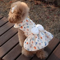 cute dog dress winter cat puppy apparel small dog costumes yorkshire terrier shih tzu maltese pomeranian poodle dog clothes
