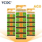 10-100 шт., кнопочные батарейки AG0 LR69 LR521 379A SR521SW D379, 1,5 в