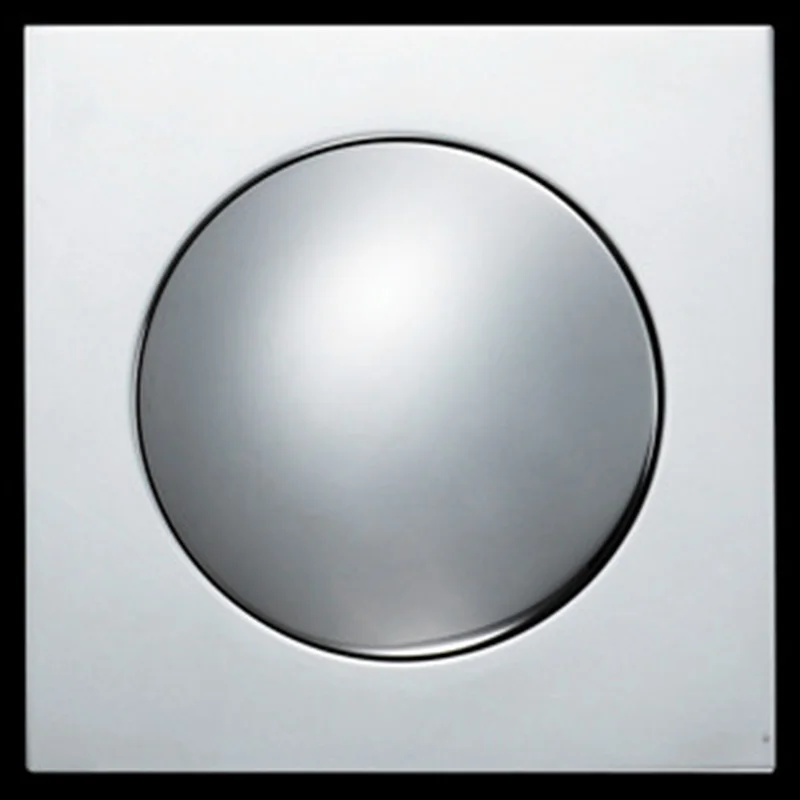 

Press-Type Floor Drain Brass Chrome Bathtub Push Down Deodorization Type Square Modern Floor Cover Plug 10X10cm