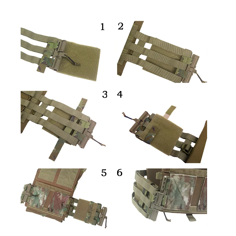 

Tactical MOLLE Quick Removal Buckle Set Release System Kit JPC CPC NCPC 6094 420 Vest Airsoft Paintball Hunting Accessories