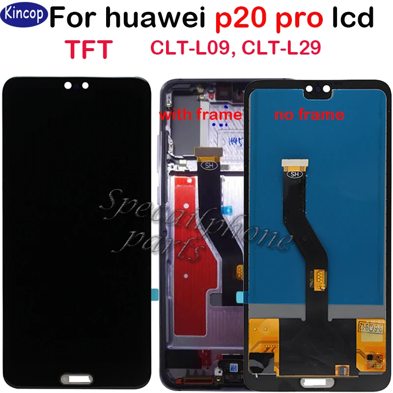 TFT ЖК экран для Huawei P20 pro дисплей + дигитайзер сенсорного экрана в сборе сменный с