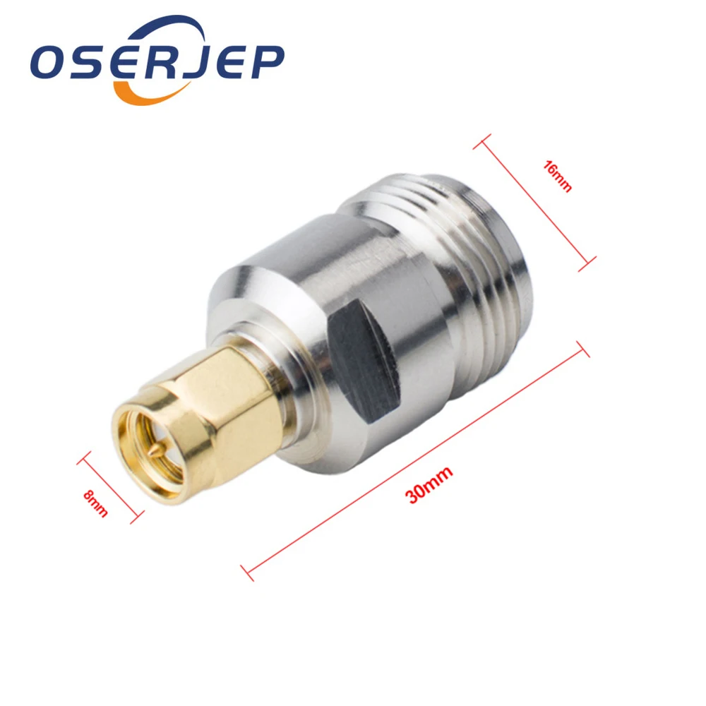 Высококачественный медный разъем N Female SMA Штекер РЧ коаксиальный к Male адаптер для