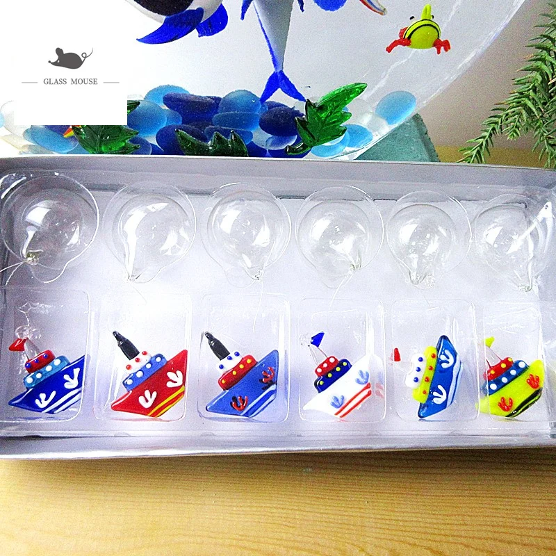 Миниатюрные фигурки ручной работы из муранского стекла морская черепаха | Дом и