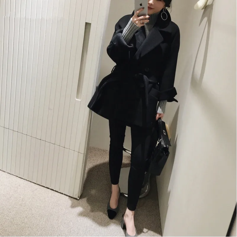 Шерстяное пальто KMETRAM Женская куртка весна 2020 уличная одежда тренчи шерстяные и