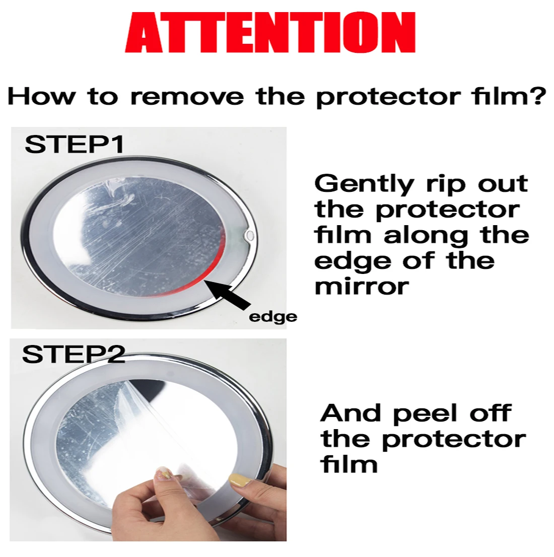 

10X Magnifying Flexible Mirror Makeup Mirror with Led Folding Vanity Mirror with LED Light Make up Cosmetic Mirrors Dropship