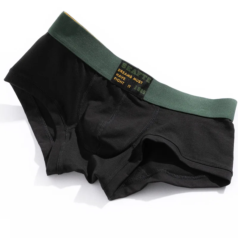 

underwear boxer shorts fashion men's boxer pants cotton low waist comfortable and breathable young men's underwear briefs youpin